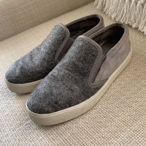 Vince gray sneakers worn twice